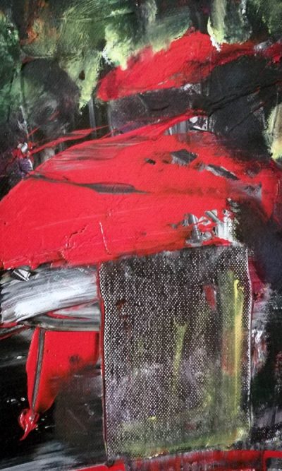 Tejados_cabañas_indígenas_rojizos_verdes_abstracto_Ausane_pinceladas