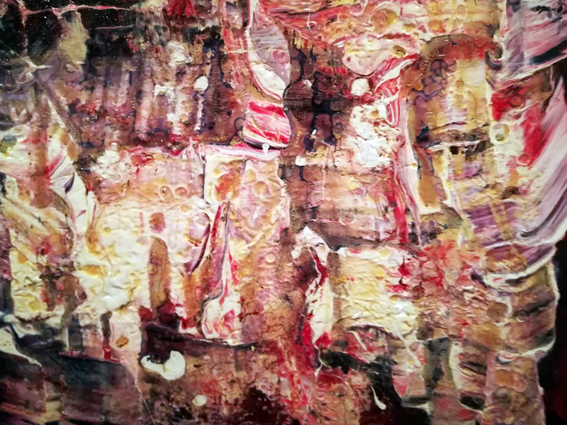 Gruta_cósmica_rojizos_Ausane_rupestre_abstracto_expresionismo_cosmos