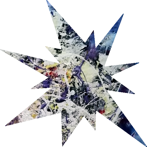 Meteorito_Lunar_Explosión_Destelleante_Ausane_Cuadro_Lienzo_Abstracto_Expresionismo_Universo_Luna