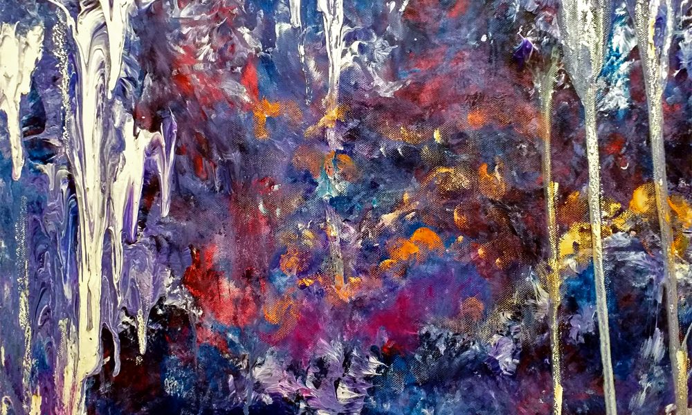 Ausane_Cueva_Gruta_Cristal_Estalactitas_resplandor_violetas_abstracto_expresionismo