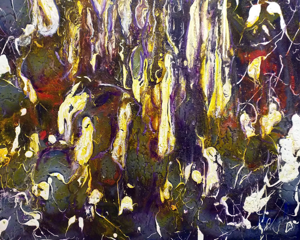 El_Baile_de_las_Anémonas_Ausane_Expresionismo_Abstracto_Cuadro_Lienzo